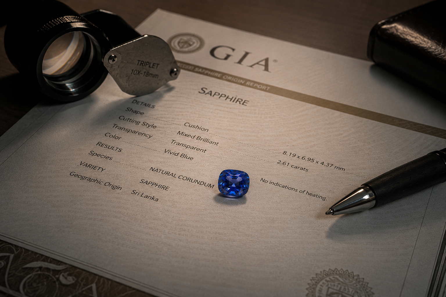 Investment grade sapphire
